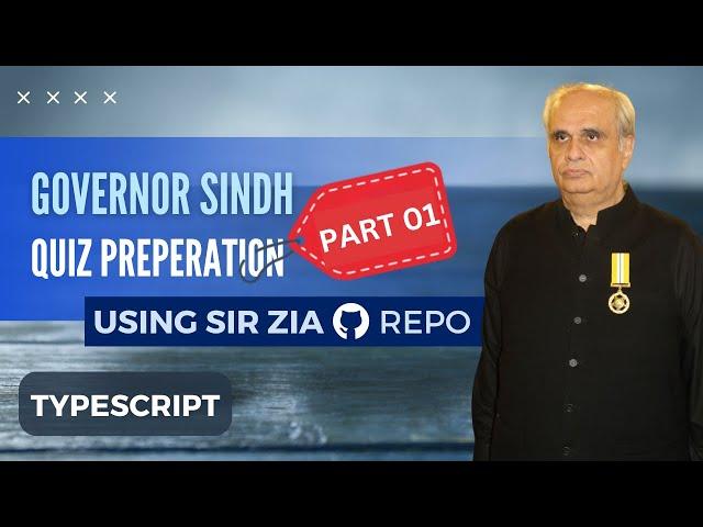 Governor Sindh typescript quiz preparation Part 1 || Ninja learners