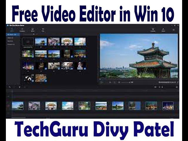 Free Video Editor in Win 10 || Hindi ||