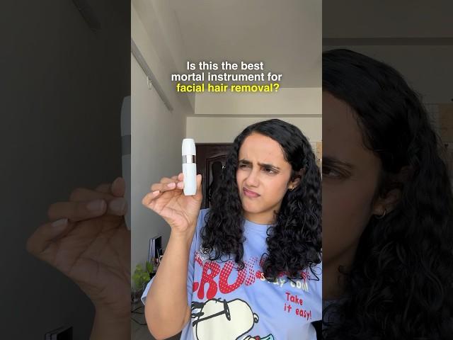 I tried the Braun Face Mini Hair Remover #shorts #notsponsored