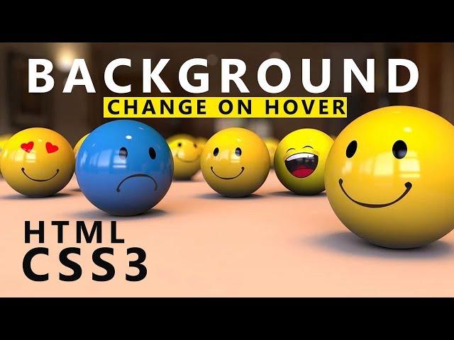 Background Image Change on Hover -  CSS 3 Effects