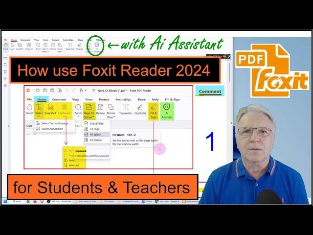 Best Free pdf reader - Foxit Reader for Beginners