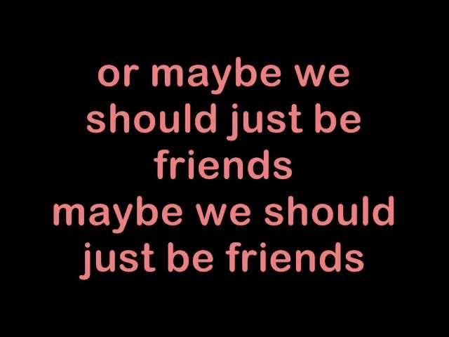 Just Friends lyrics - Shane Harper