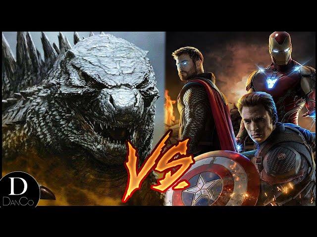 The Avengers VS Godzilla | MCU | BATTLE ARENA | Godzilla vs Kong