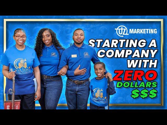 Starting MULTIPLE Businesses With $0 (Janitorial & Landscaping) I UZ Growth Podcast