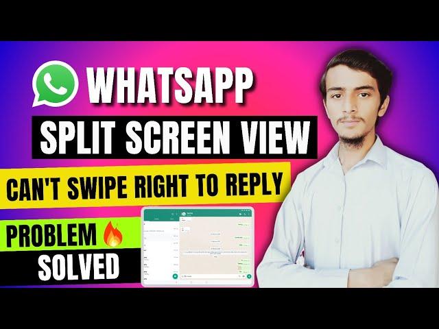 WhatsApp Split screen update || WhatsApp Swipe reply update || Split screen feature 2023