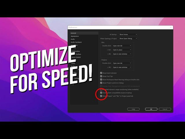 Optimize Premiere Pro 2022! Proxies, Scratch Disks, Media Cache & More