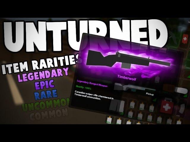 Unturned 3.14.10.0: "Nearby" Inventory Screen + Rarities! (Common, Uncommon, Rare, Epic, Legendary)