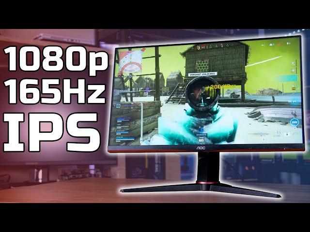 24” 1080p 165Hz IPS Gaming Monitor - AOC 24G2SPU Review