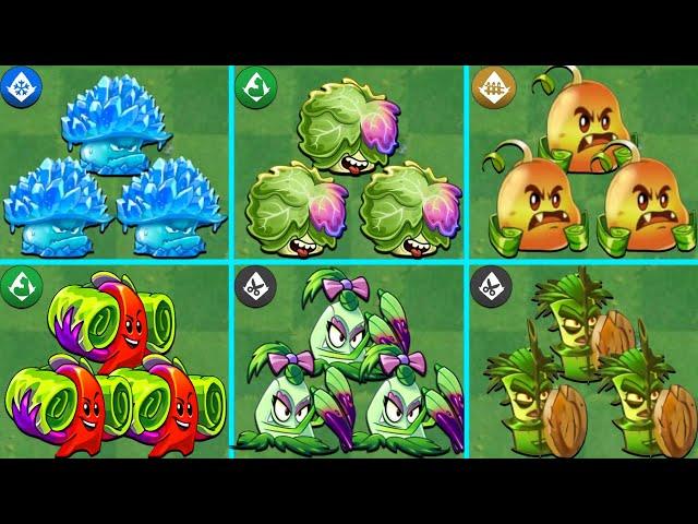 PvZ2 - New Ice-shroom & 9 Best MELEE Plants Battlez - Who Will Win ?