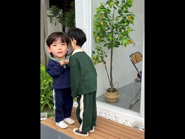 cute #bl #tiktok #kiss #kids #couple