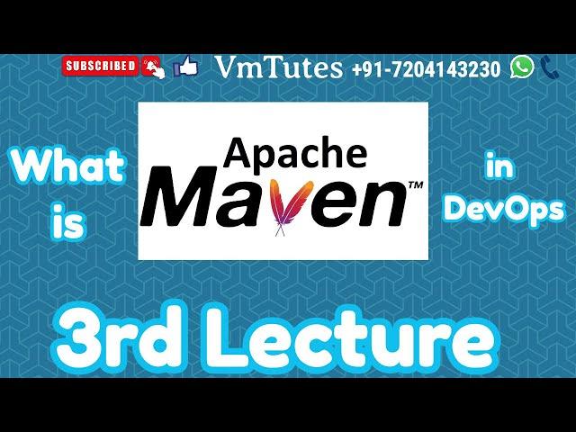 Maven Lecture-3 | Maven Goals | Maven POM.XML File | #VmTutes