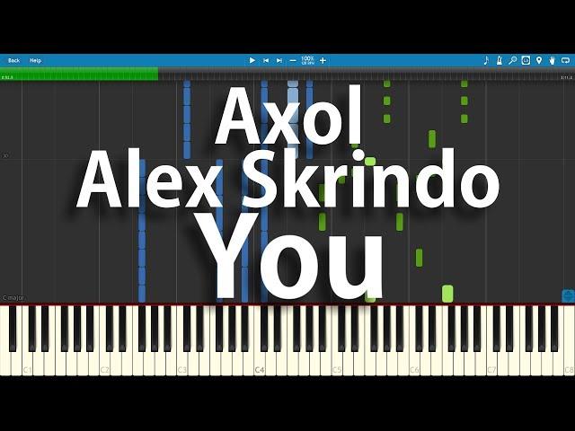 Axol x Alex Skrindo - You | Synthesia Piano Cover