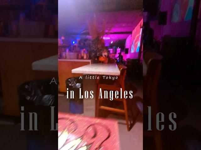 Retro Japanese Nightlife @ Los Angeles Little Tokyo Bar - YT Shorts Mini-Tour