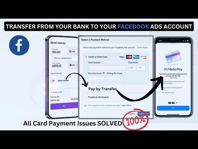 HOW TO FUND FACEBOOK ADS ACCOUNT THROUGH BANK TRANSFER - No more card payment issues