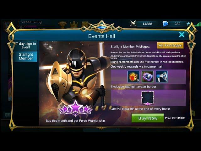 FIRST EVER STARLIGHT SKIN IN MLBB!!!