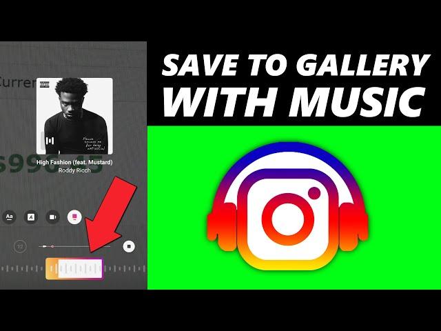 How to Save Instagram Music Story WITH MUSIC (2024!)