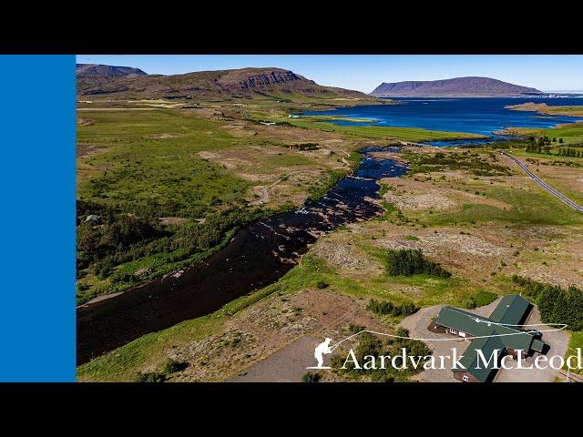 Fly Fishing the Laxa I Kjos River in Iceland For Salmon And Sea Trout