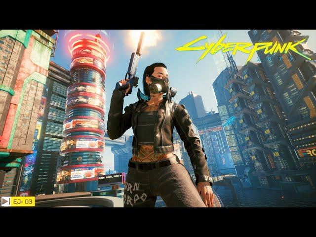 Cyberpunk 2077 - Parkour Stealth Kills Gameplay