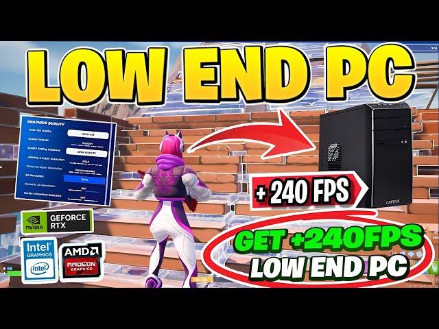 How to FIX Stutters & LAG Spikes in Fortnite Chapter 6! Fortnite FPS Boost LOW END PC