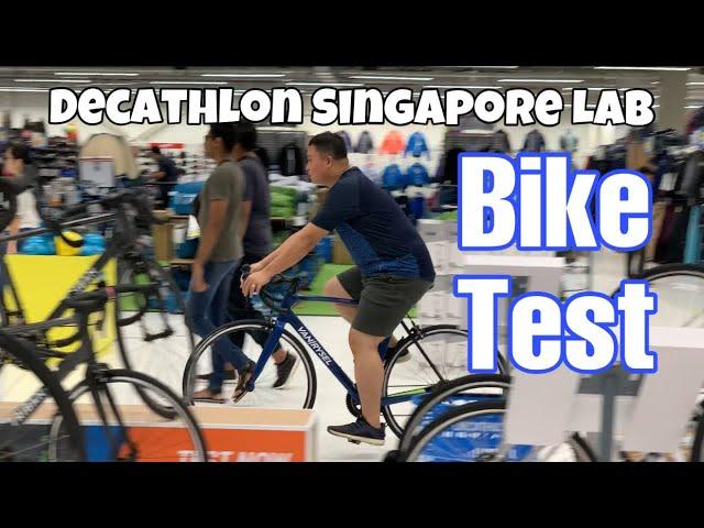 [Singapore Cycling] Decathlon Singapore Lab - Bike check and window shopping