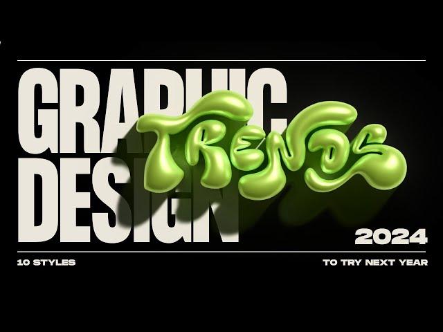 2024 Graphic Design Trends - Top 10 Styles Broken Down