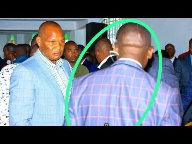 DRAMA AS RUTO'S RIGHTHAND MAN FAROUK KIBET SLAPS CHEPALUNGU MP VICTOR MANDAZI INFRONT OF RUTO!