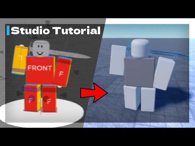 How to Animate With Weapons/Items in Blender (Roblox Studio Tutorial)