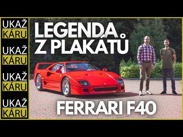 4K | NEUVĚŘITELNÝ ZÁŽITEK!! | FERRARI F40 | TEHDY NEJRYCHLEJŠÍ AUTO SVĚTA!