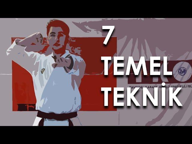 Olduğun Yerde 7 Temel Teknik Çalışması | Online Karate Dersleri (Ekran Karşısına Geç ve Uygula)