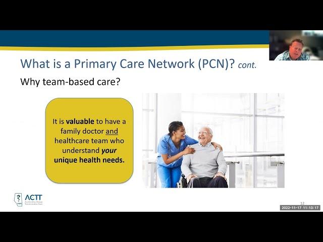 Alberta Primary Care Networks "What is a PCN?" Webinar