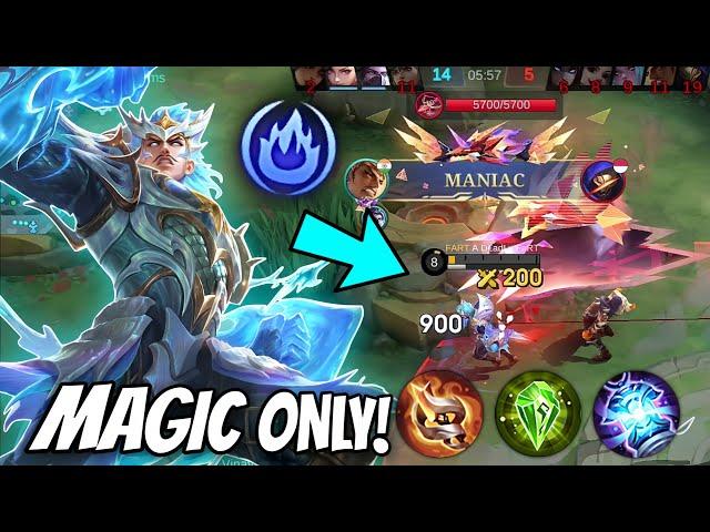 MANIAC WITH GATOTKACA MAGE BUILD!!! BEST BUILD + NEW EPIC SKIN!