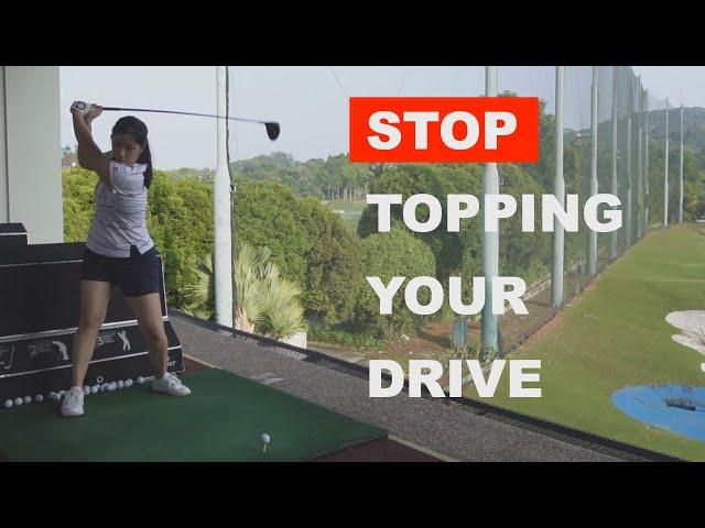 Stop Topping Your Drive - Golf with Michele Low