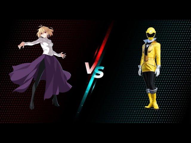 Mugen - Red Arcueid (Me) vs Gokai Yellow