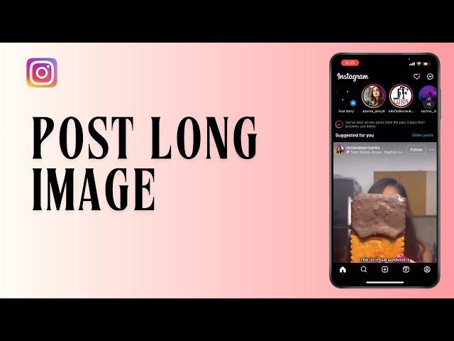 How to Post Long Image on Instagram (2024) I Upload Full Size Photo