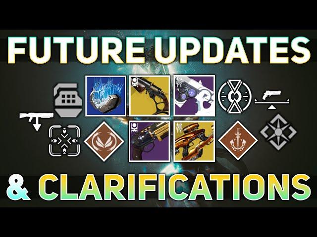 DMT Nerf, Vex Mythoclast Buff, Special Ammo, & More (Future Updates & Clarifications) | Destiny 2