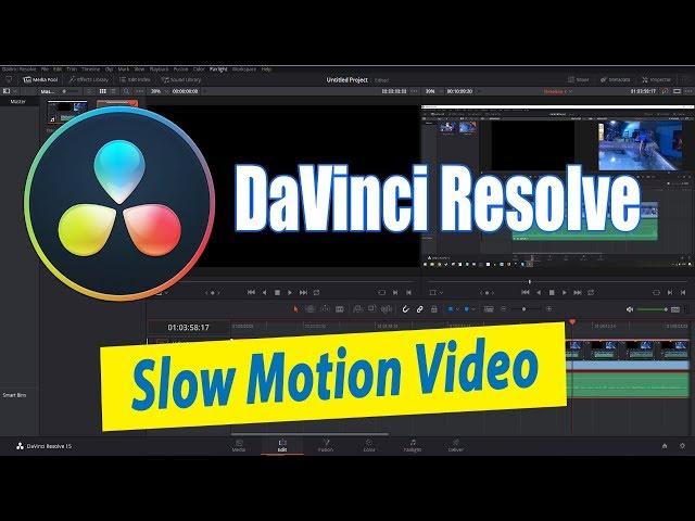 DaVinci Resolve 15 Tutorial - Slow Motion Video How To