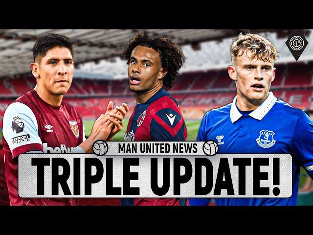 Alvarez, Zirkzee and Branthwaite Deal LATEST! Man United News