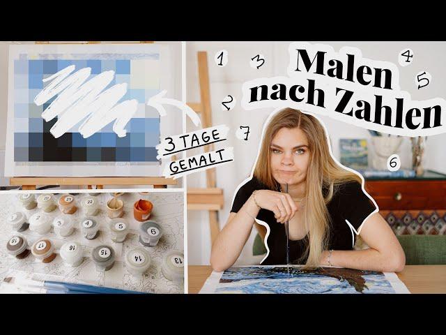 Künstlerin testet: Malen nach Zahlen *super aufwendiges Motiv für Erwachsene* // I'mJette