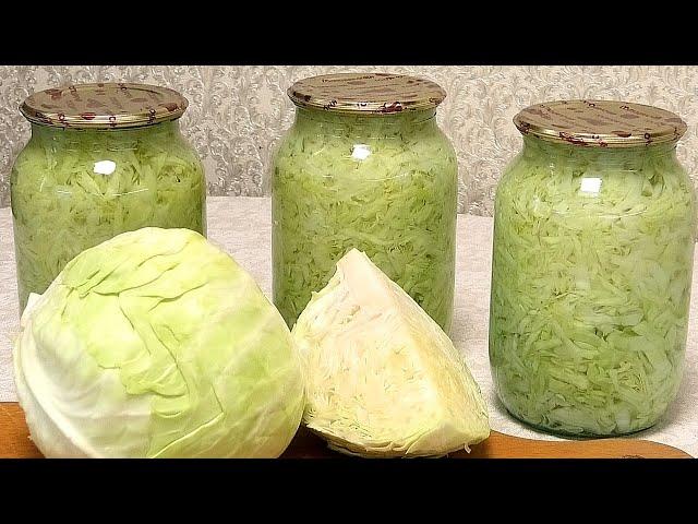 СУПЕР ПРОСТОЙ  рецепт. КАПУСТА НА ЗИМУ /Cabbage for the winter