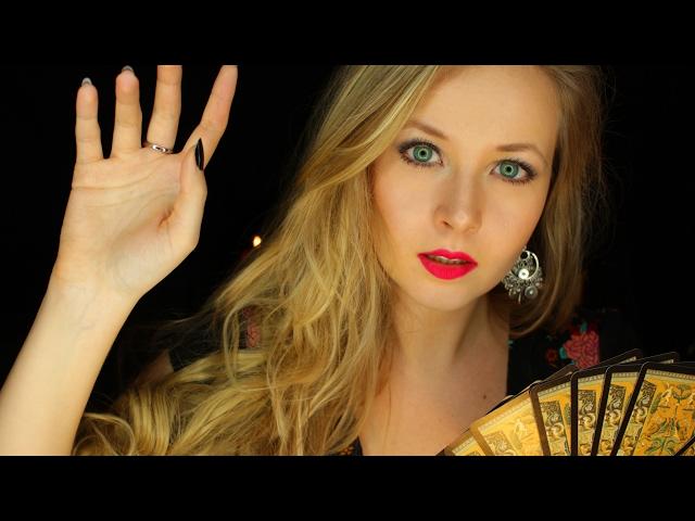 ASMR Fortune teller:   check and clean the aura and tell fortunes from TAROT cards  Roleplay