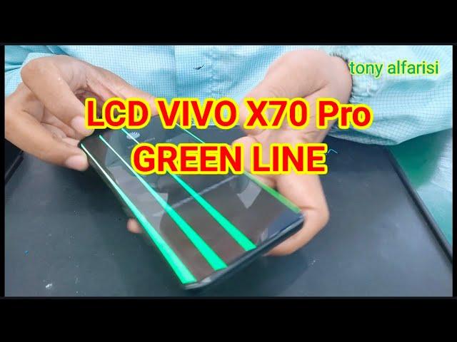 green line lcd vivo x70 pro | lcd replacement