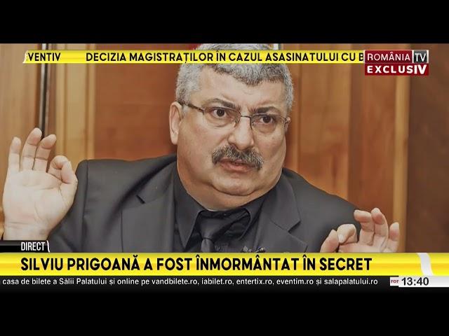 Silviu Prigoana a fost inmormantat în secret