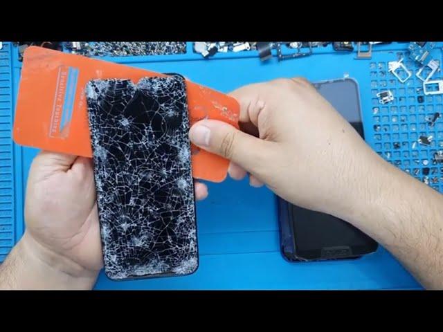 Huawei Y6S RESTORATION  broken cracked screen replacement lcd JAT-L29 repair and Teardown