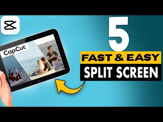 TOP 5 Split Screens in CapCut PC You MUST KNOW NOW! (Step-By-Step)