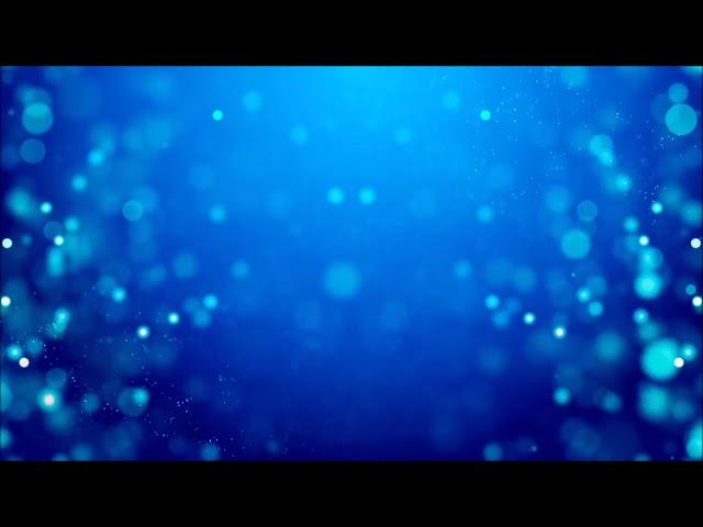 BLUE BOKEH PARTICLES PASSING BY | Relaxing Screensaver