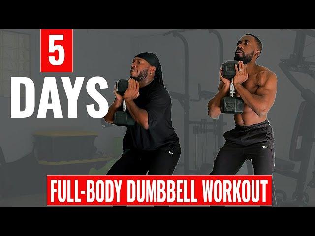 5-Day Dumbbell Workout | Strength, Tone & Build Muscle Fast