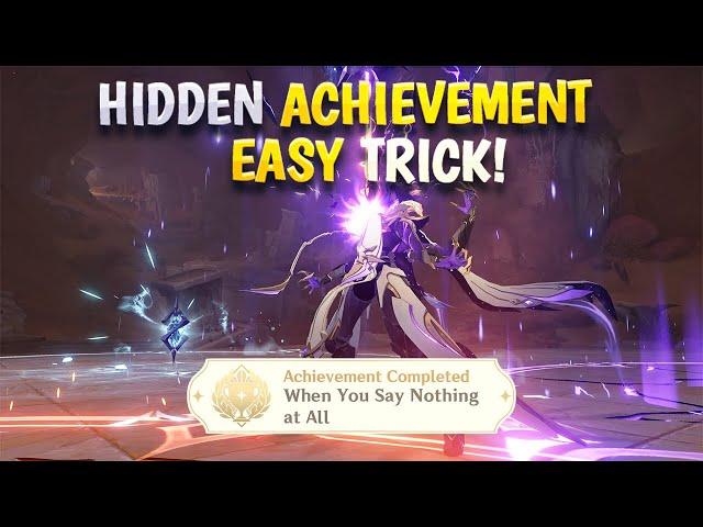 When You Say Nothing at All Genshin Impact 3.6 Achievement - EASY WAY - Iniquitous Baptist