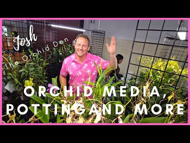 The Orchid Den Josh. A lecture about orchid media, potting, fertilizer and insecticide.