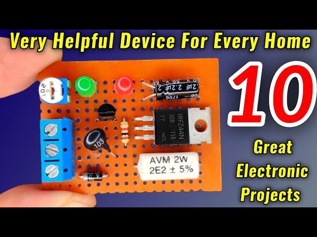 10 helpful Electronic Projects for Beginners