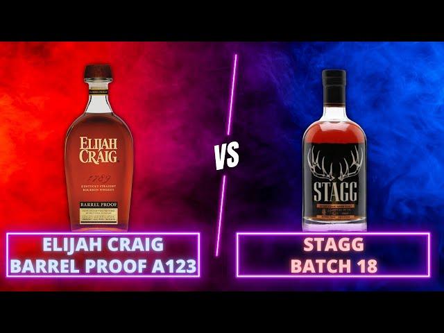 Is Stagg REALLY The King of Barrel Proof Bourbon? ECBP A123 vs Stagg Batch 18 BLIND REACTIONS
